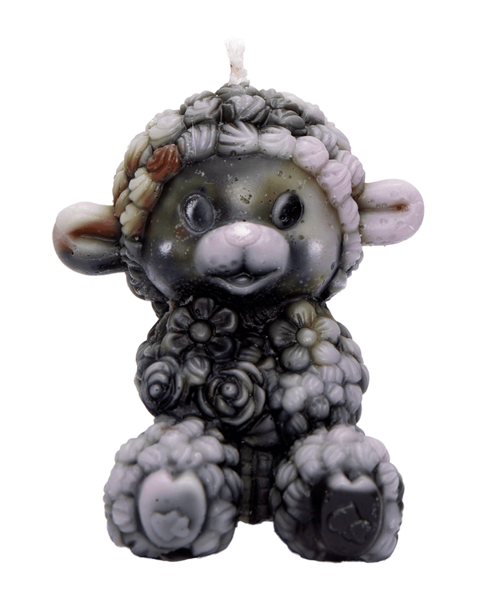 Lamb Candle (Rose Chocolat)