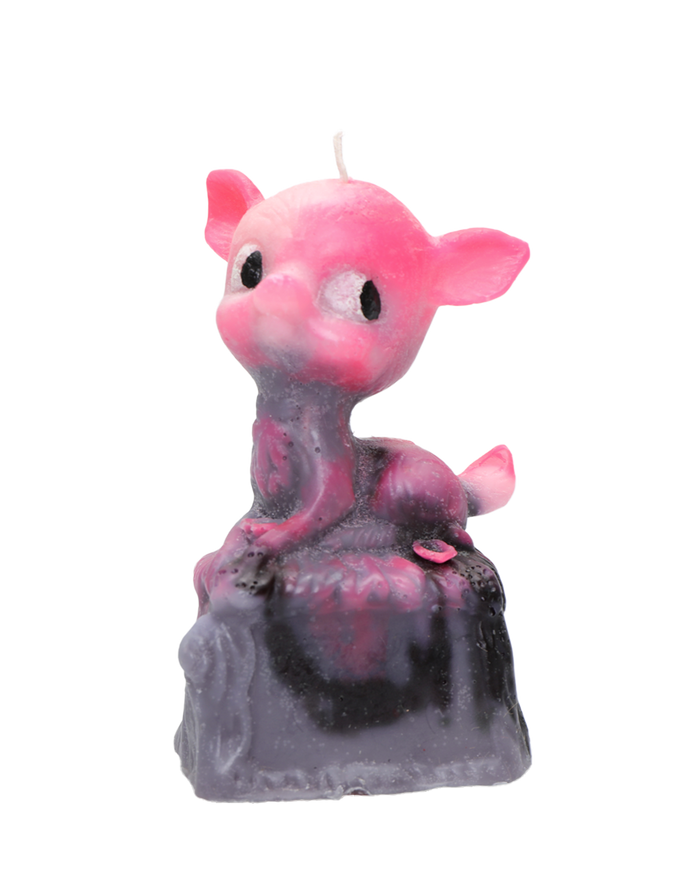Fawn Candle (Fuscia Graveyard)