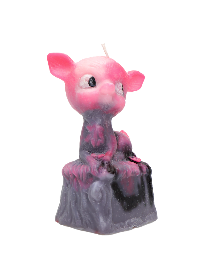 Fawn Candle (Fuscia Graveyard)